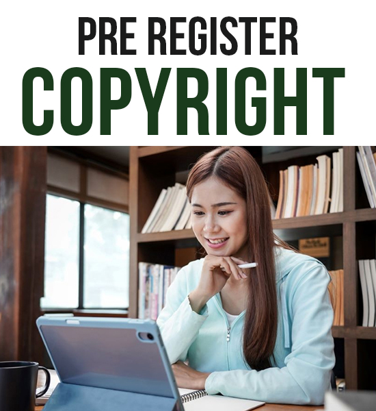 Pre Register Copyright